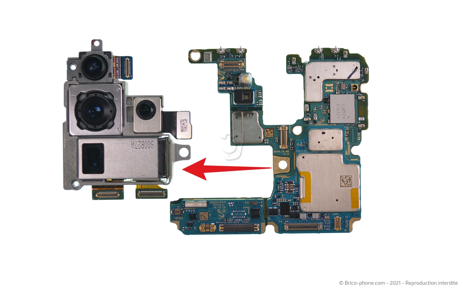 Démontage complet sur Galaxy S20 Ultra photo 4
