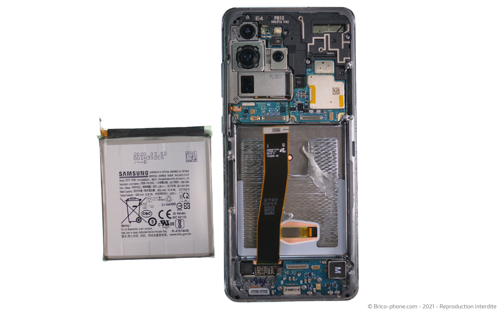 Démontage complet sur Galaxy S20 Ultra photo 3