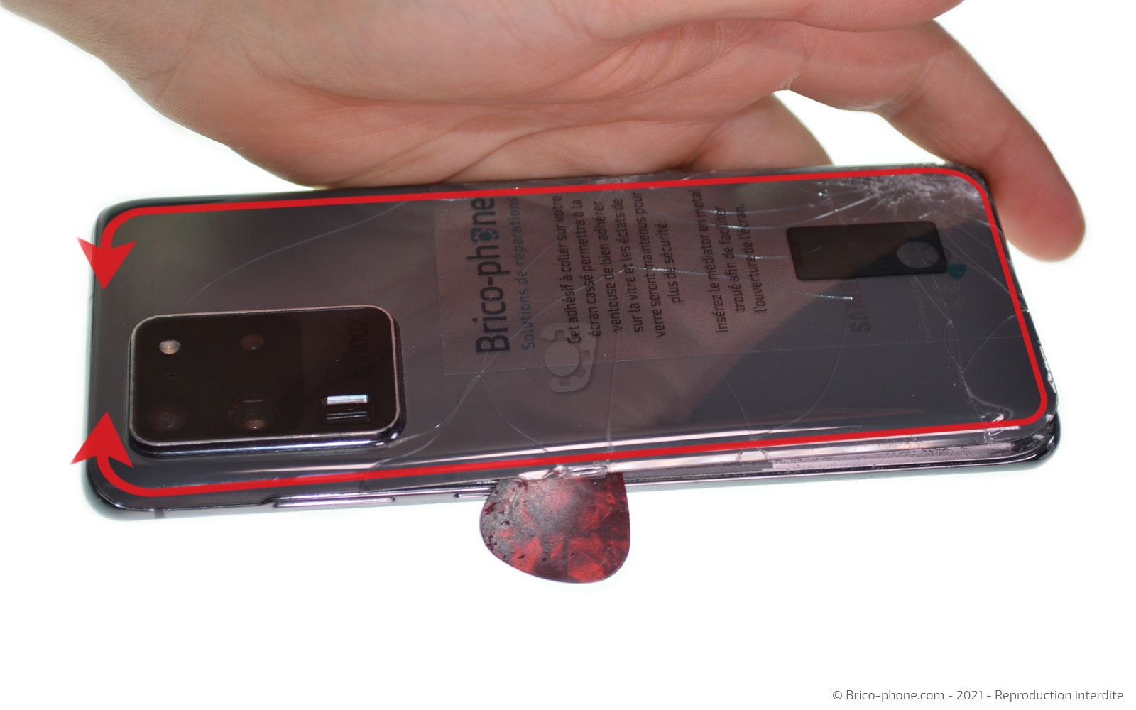 Changement du bloc écran sur Galaxy S20 Ultra photo 3