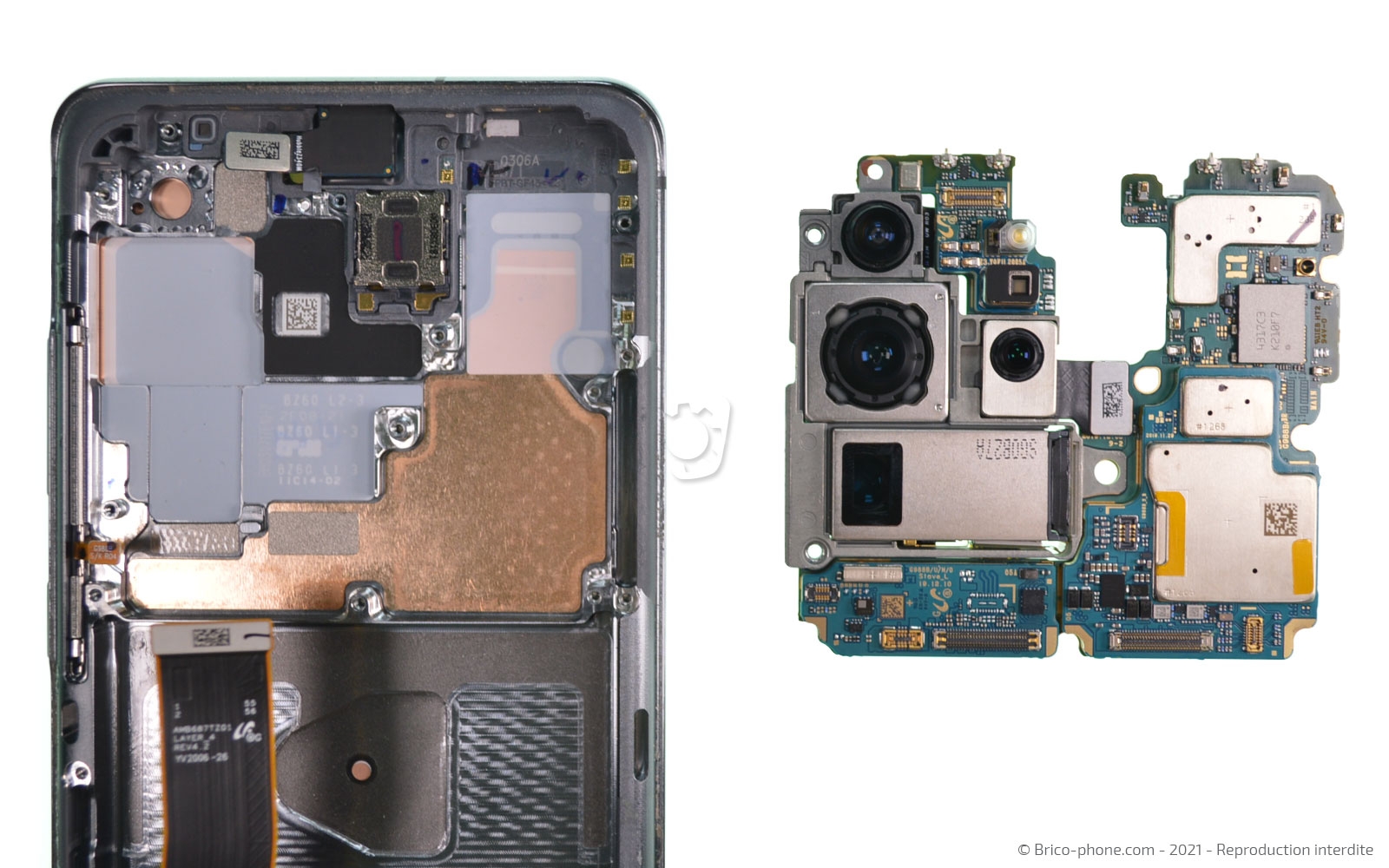 Changement du bloc écran sur Galaxy S20 Ultra photo 4