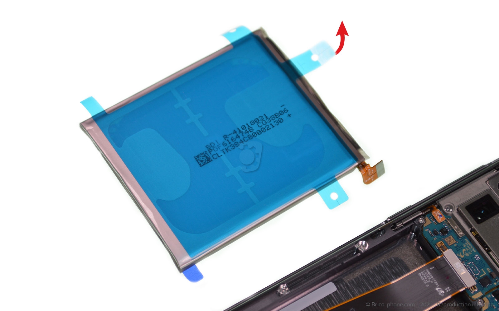 Changement de la batterie sur Galaxy S20 Ultra photo 1