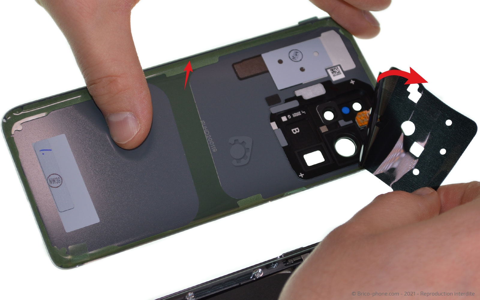 Changement de la vitre arrière sur Galaxy S20 Ultra photo 1