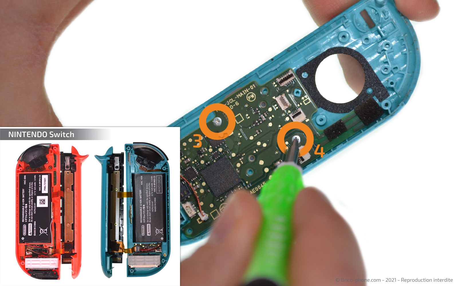 Démontage complet sur Switch photo 1