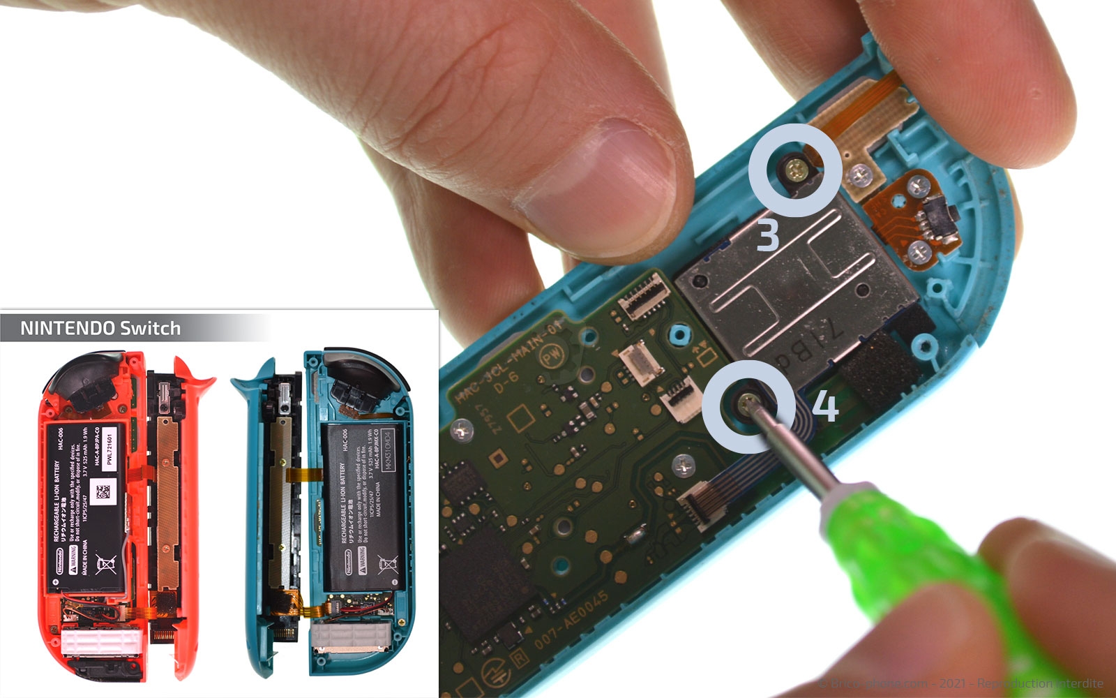 Démontage complet sur Switch photo 1