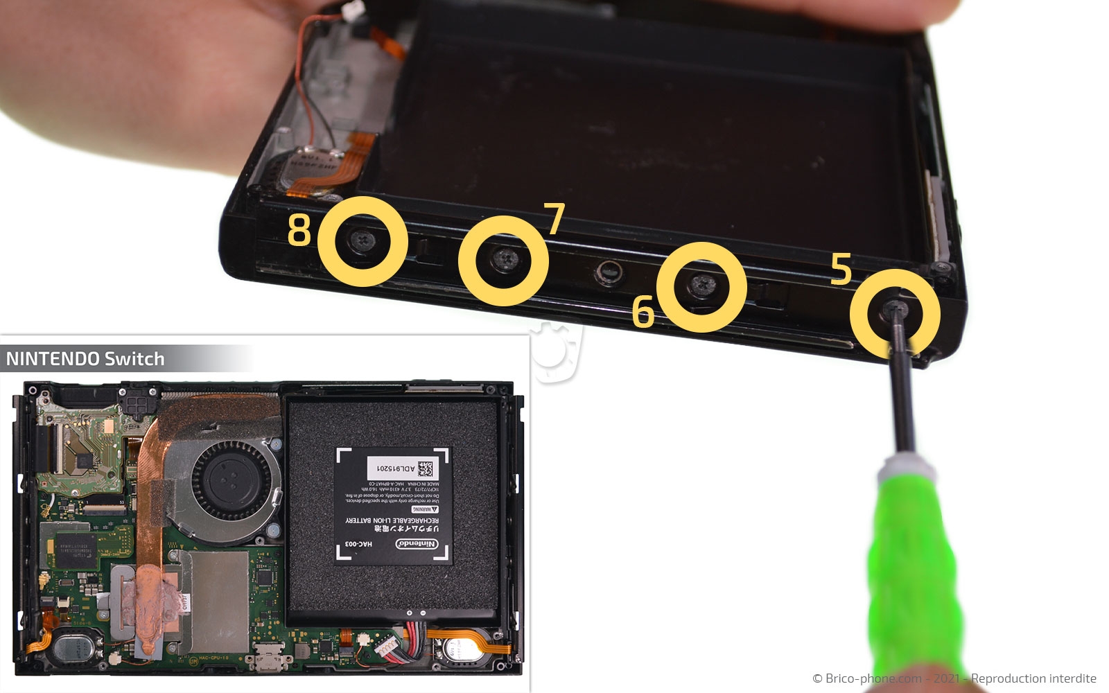 Démontage complet sur Switch photo 1