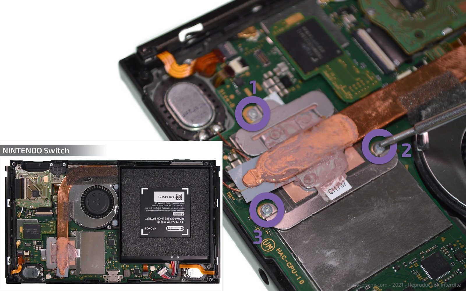 Démontage complet sur Switch photo 1