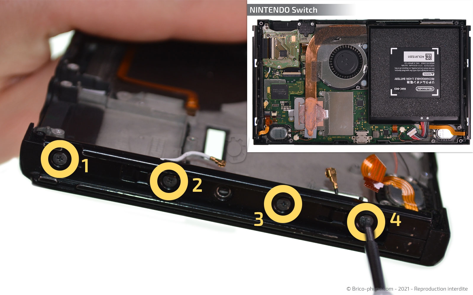 Démontage complet sur Switch photo 1