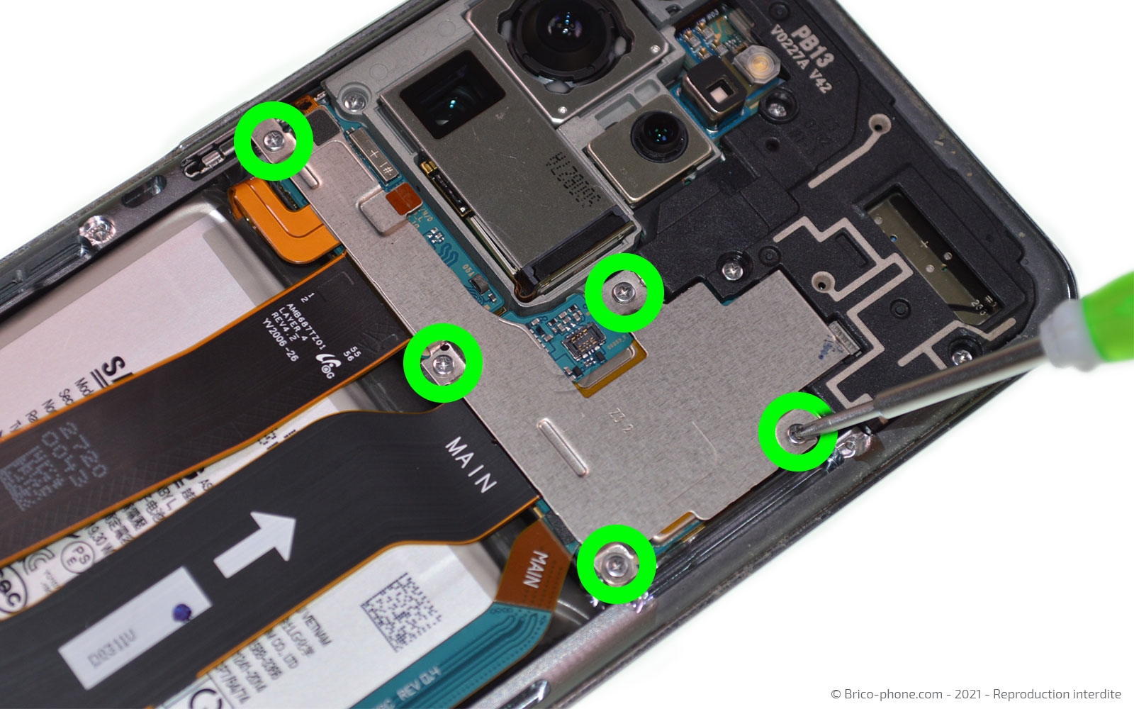 Changement du connecteur de charge sur Galaxy S20 Ultra photo 1
