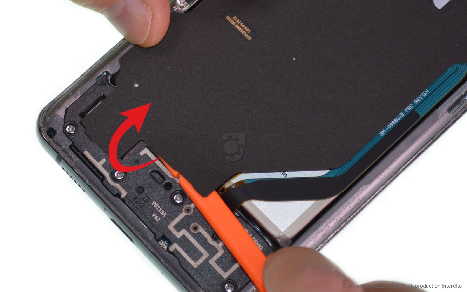 Changement du connecteur de charge sur Galaxy S20 Ultra photo 2
