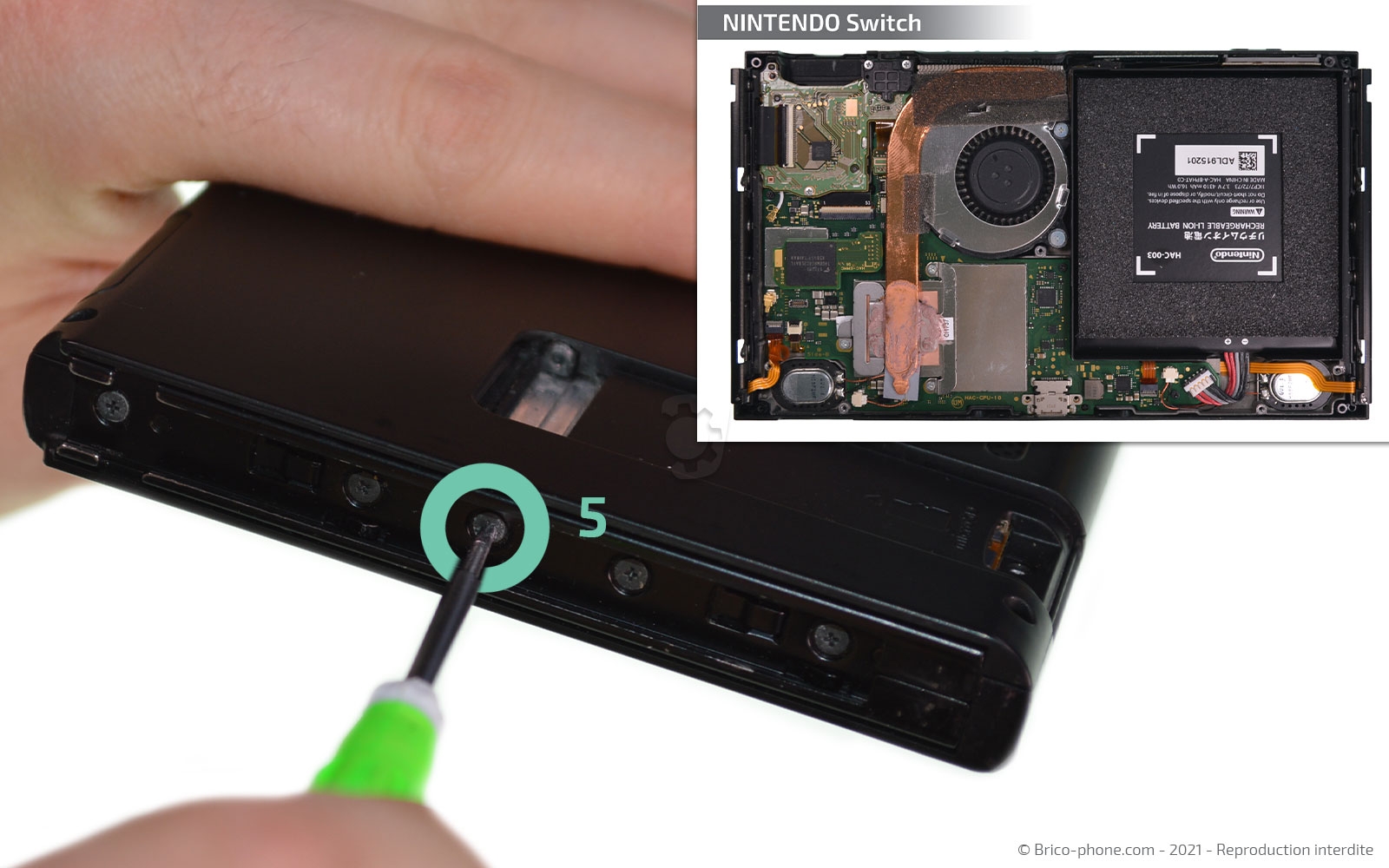 Changement de la vitre tactile ou du LCD  sur Switch photo 1