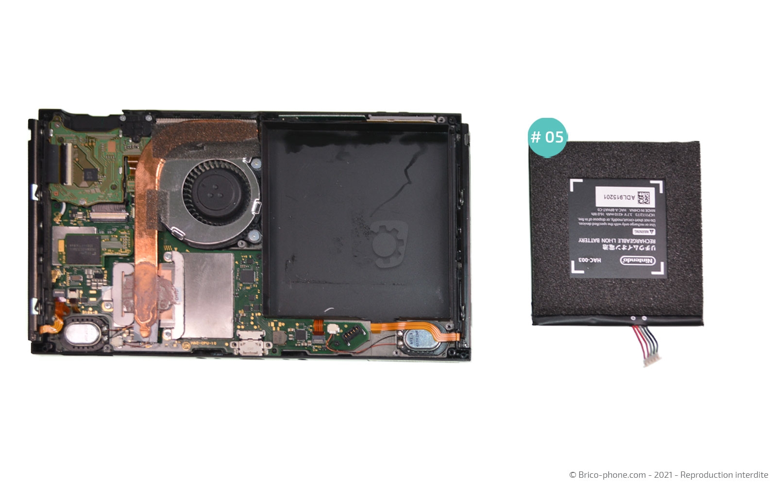 Changement de batterie sur Switch photo 3