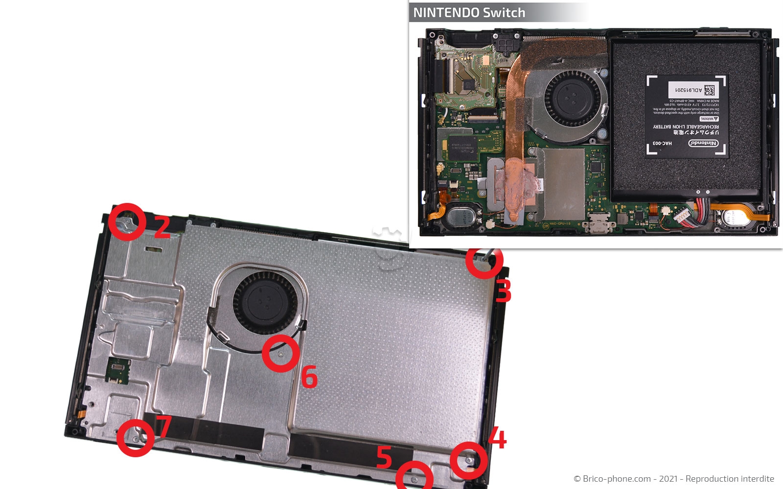 Changement de batterie sur Switch photo 1