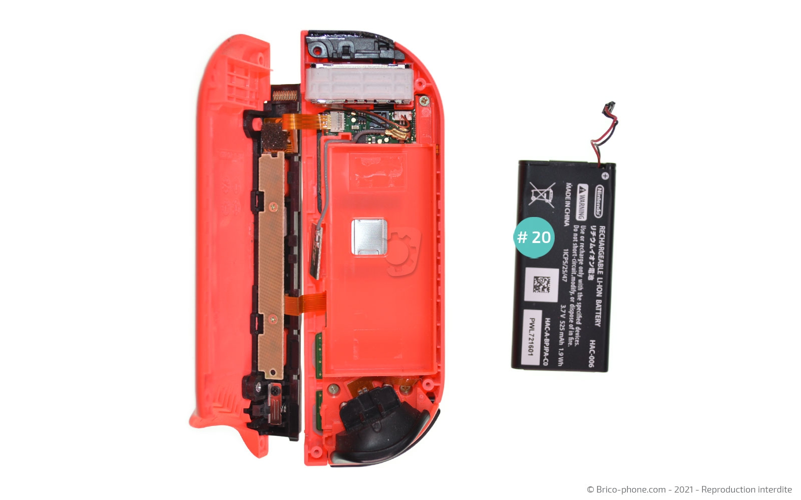 Guide pour le remplacement de l'un des joystick abîmé de la nintendo Switch