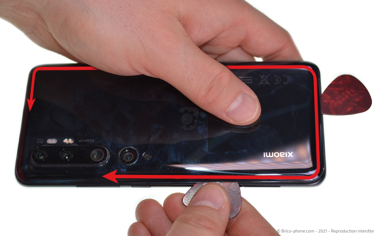 Démontage complet sur Mi Note 10 photo 3