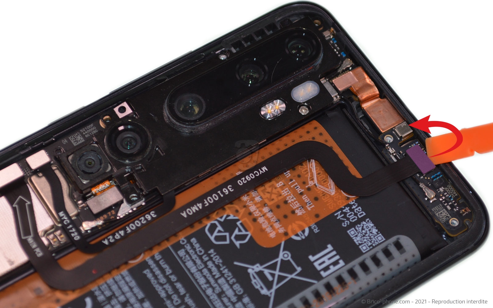 Démontage complet sur Mi Note 10 photo 2