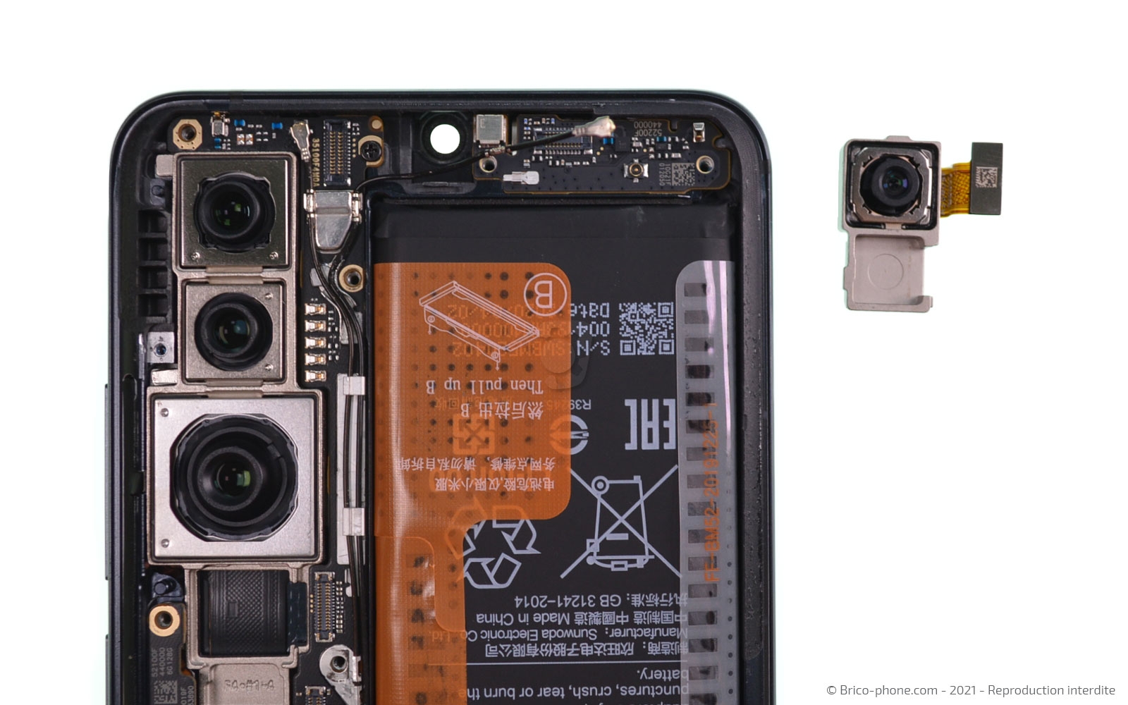 Démontage complet sur Mi Note 10 photo 2