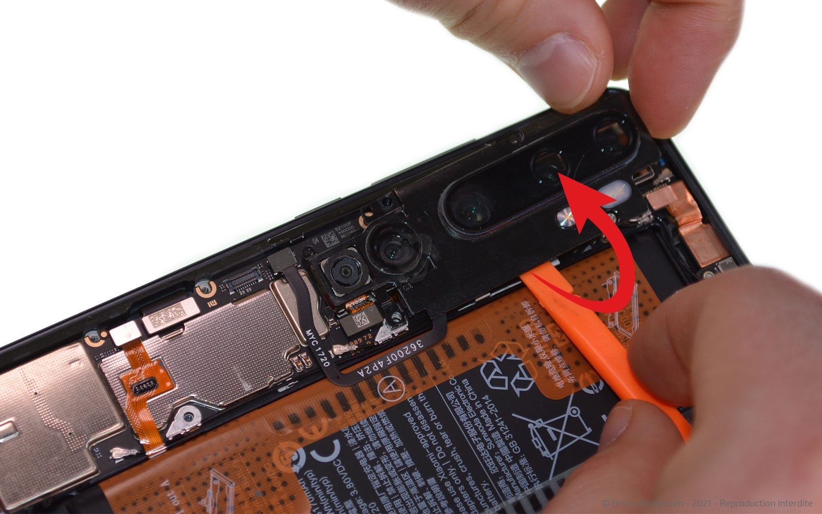 Démontage complet sur Mi Note 10 photo 3