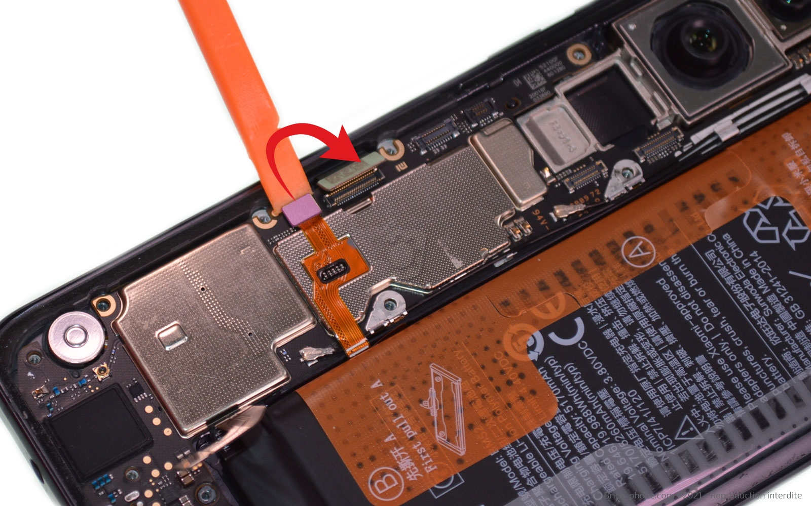 Changement du bloc écran sur Mi Note 10 photo 2