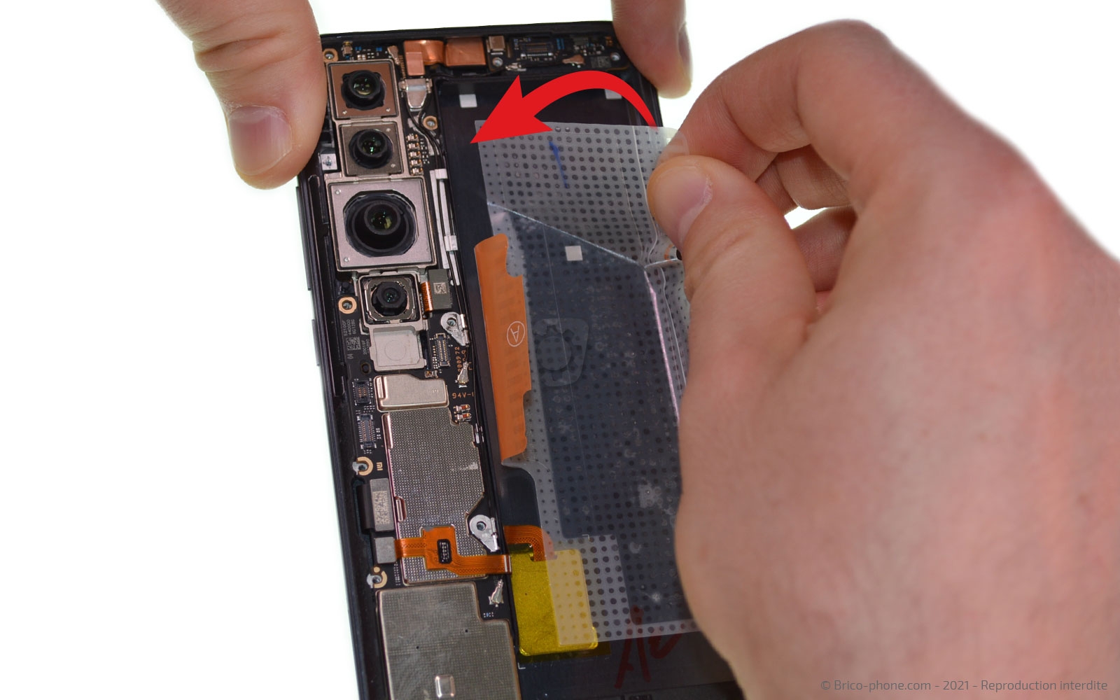 Changement de batterie sur Mi Note 10 photo 3