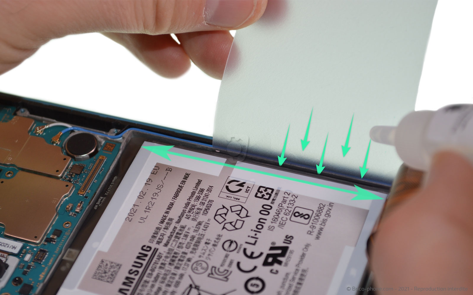 Démontage complet sur Galaxy A52 photo 2