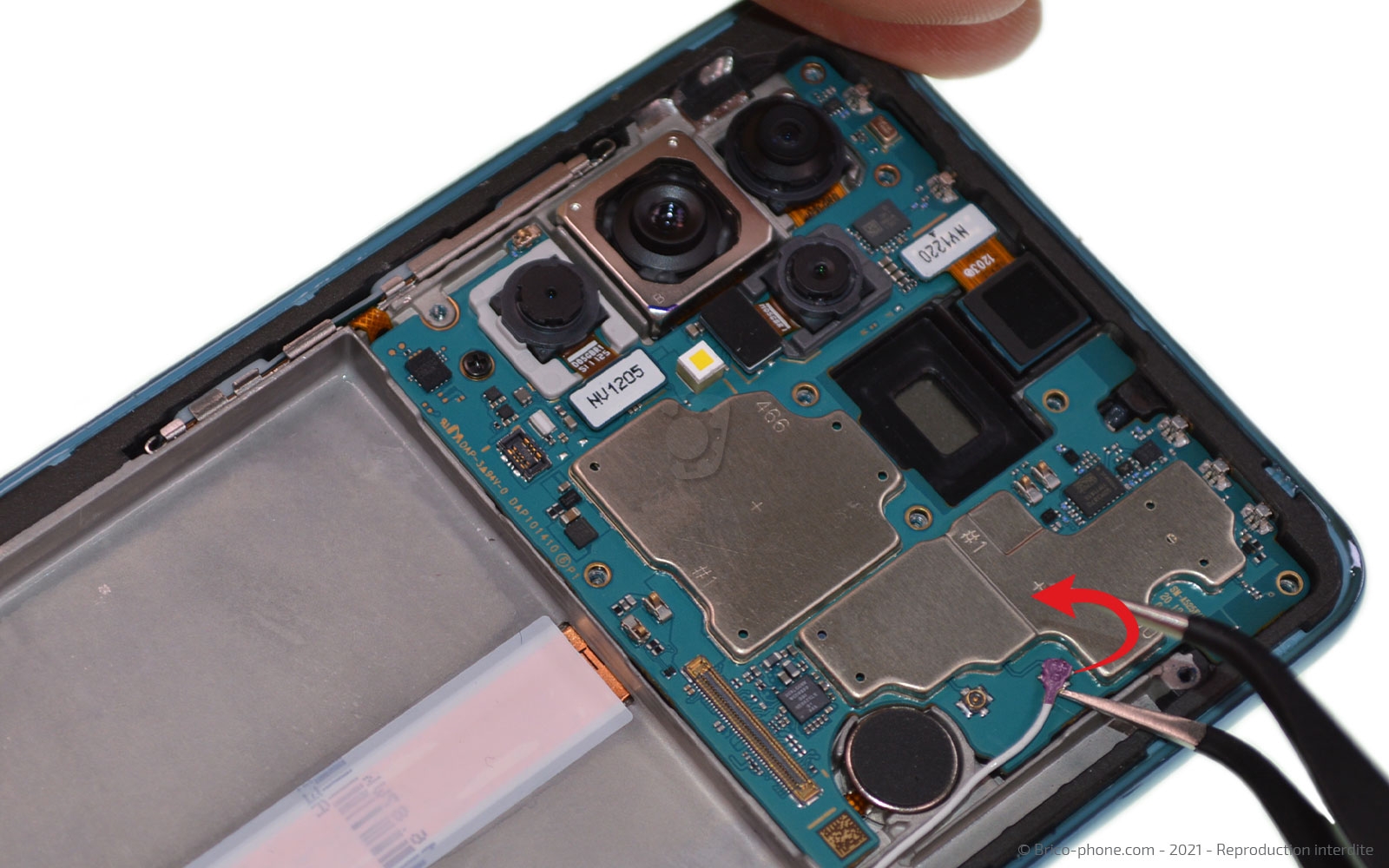 Démontage complet sur Galaxy A52 photo 2