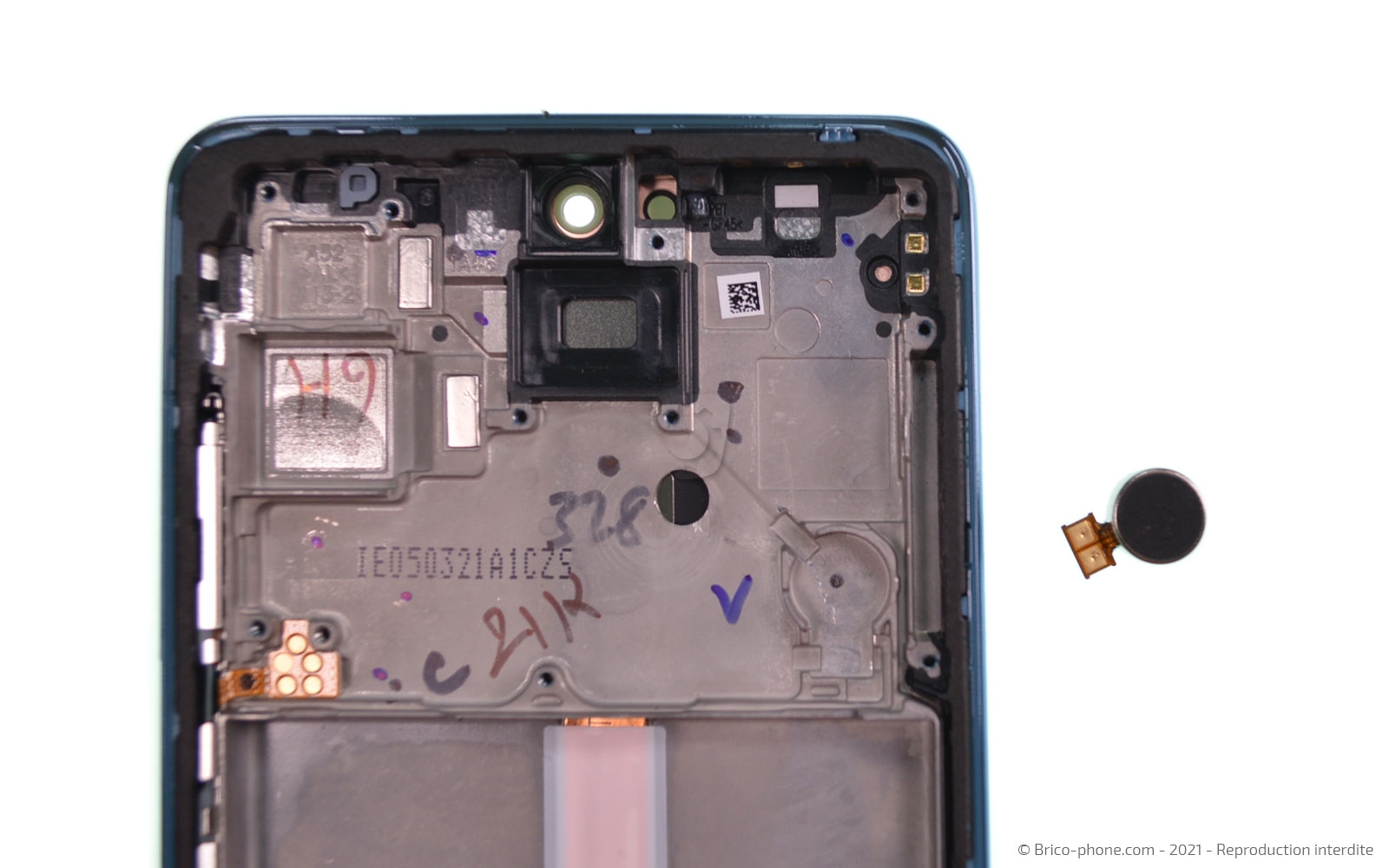 Démontage complet sur Galaxy A52 photo 2