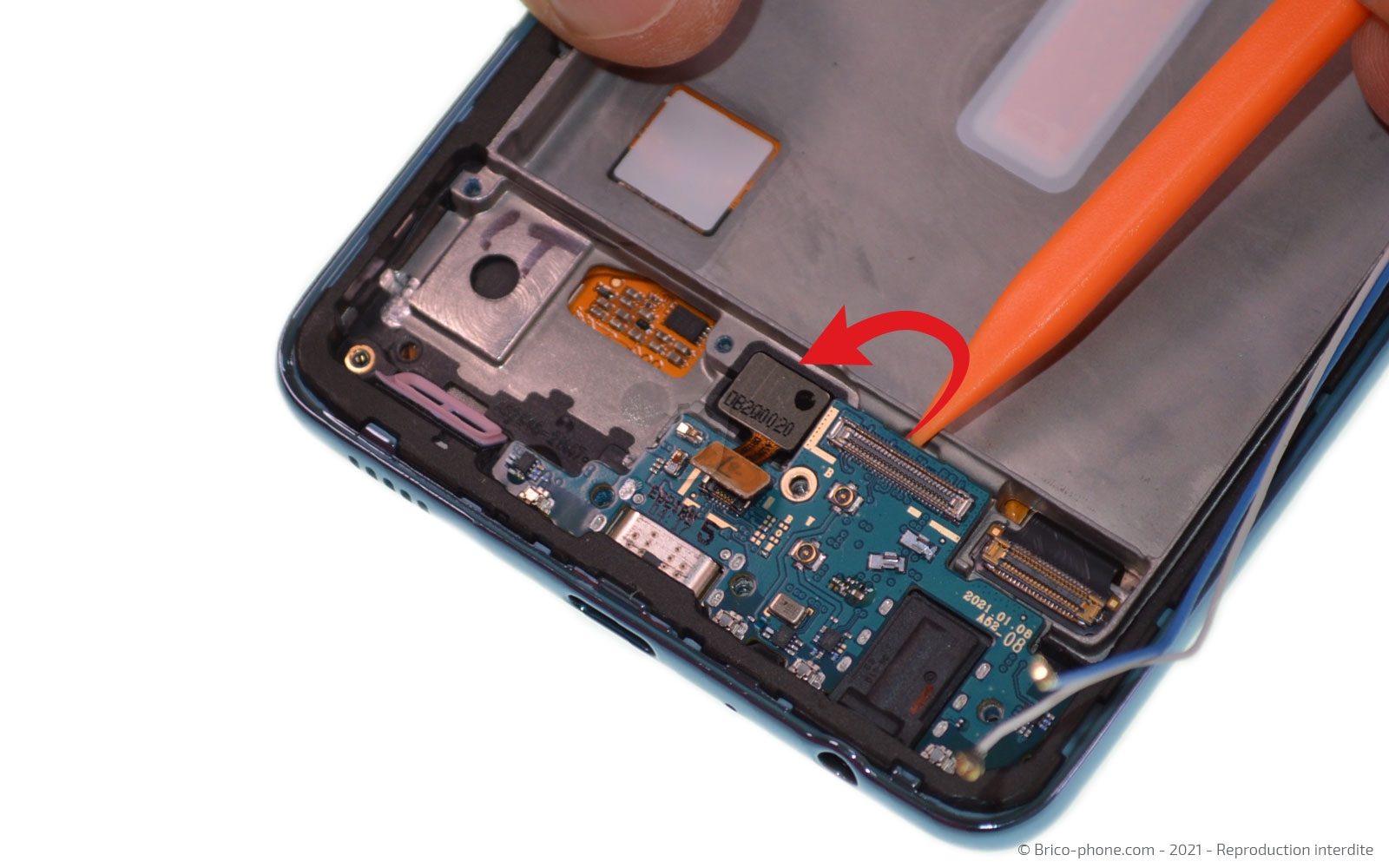 Démontage complet sur Galaxy A52 photo 2