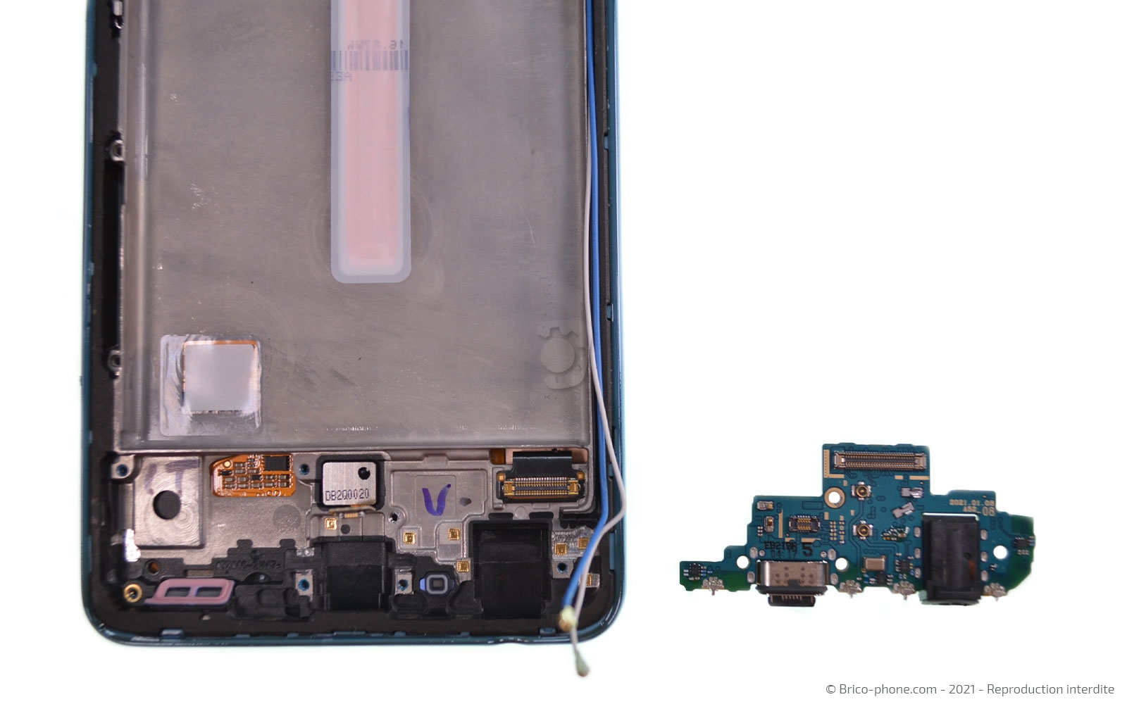 Démontage complet sur Galaxy A52 photo 3