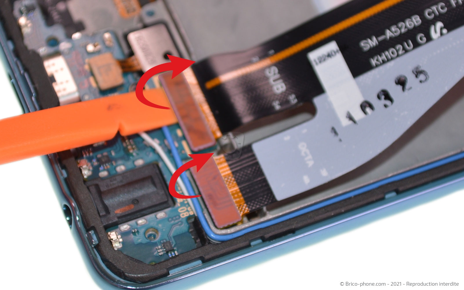 Démontage complet sur Galaxy A52 photo 1