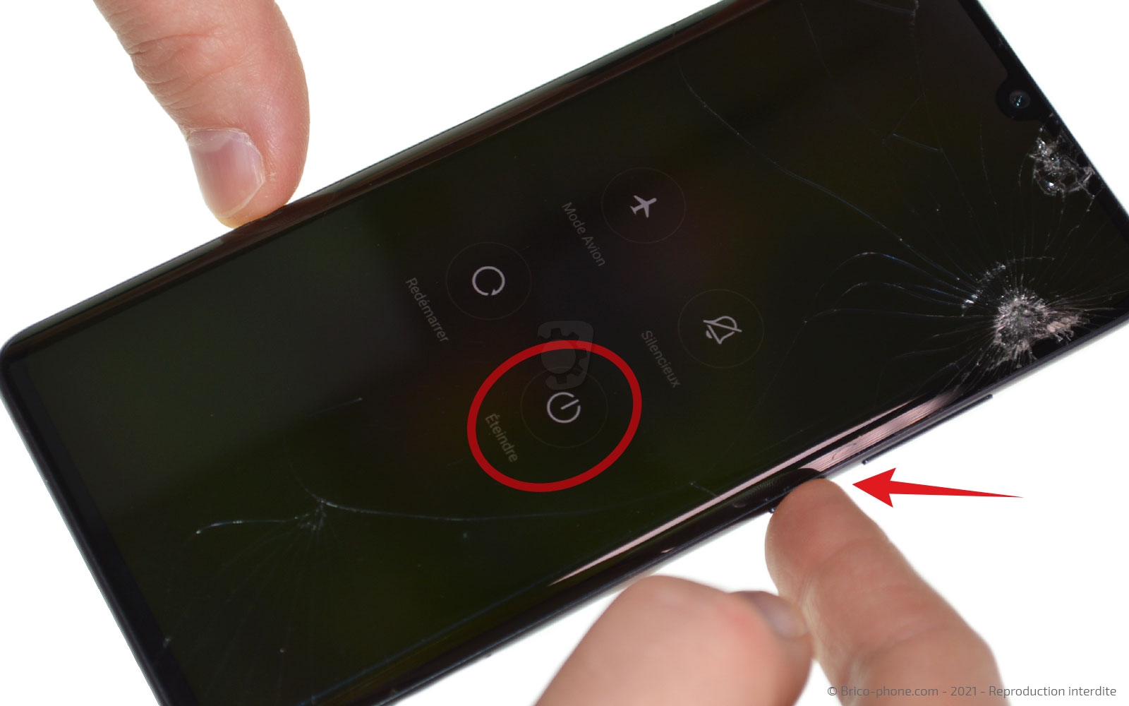 changement de l'écran (vitre et LCD) sur Mi Note 10 photo 4