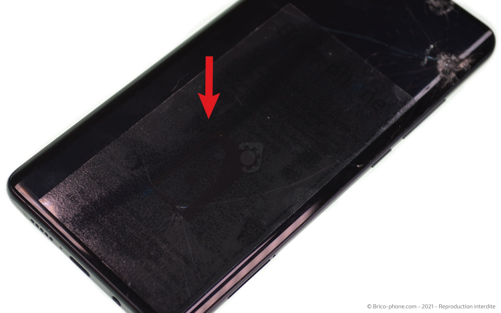 changement de l'écran (vitre et LCD) sur Mi Note 10 photo 2