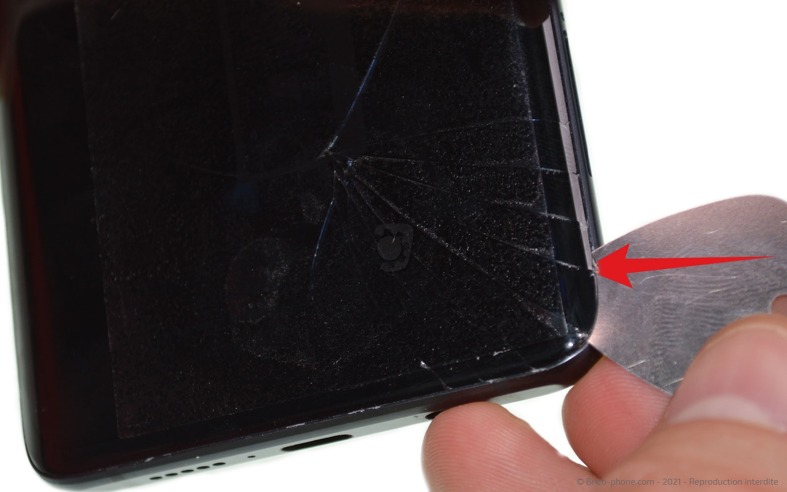 changement de l'écran (vitre et LCD) sur Mi Note 10 photo 3