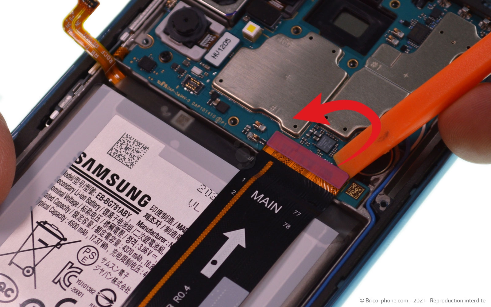 Changement de batterie sur Galaxy A52 photo 1