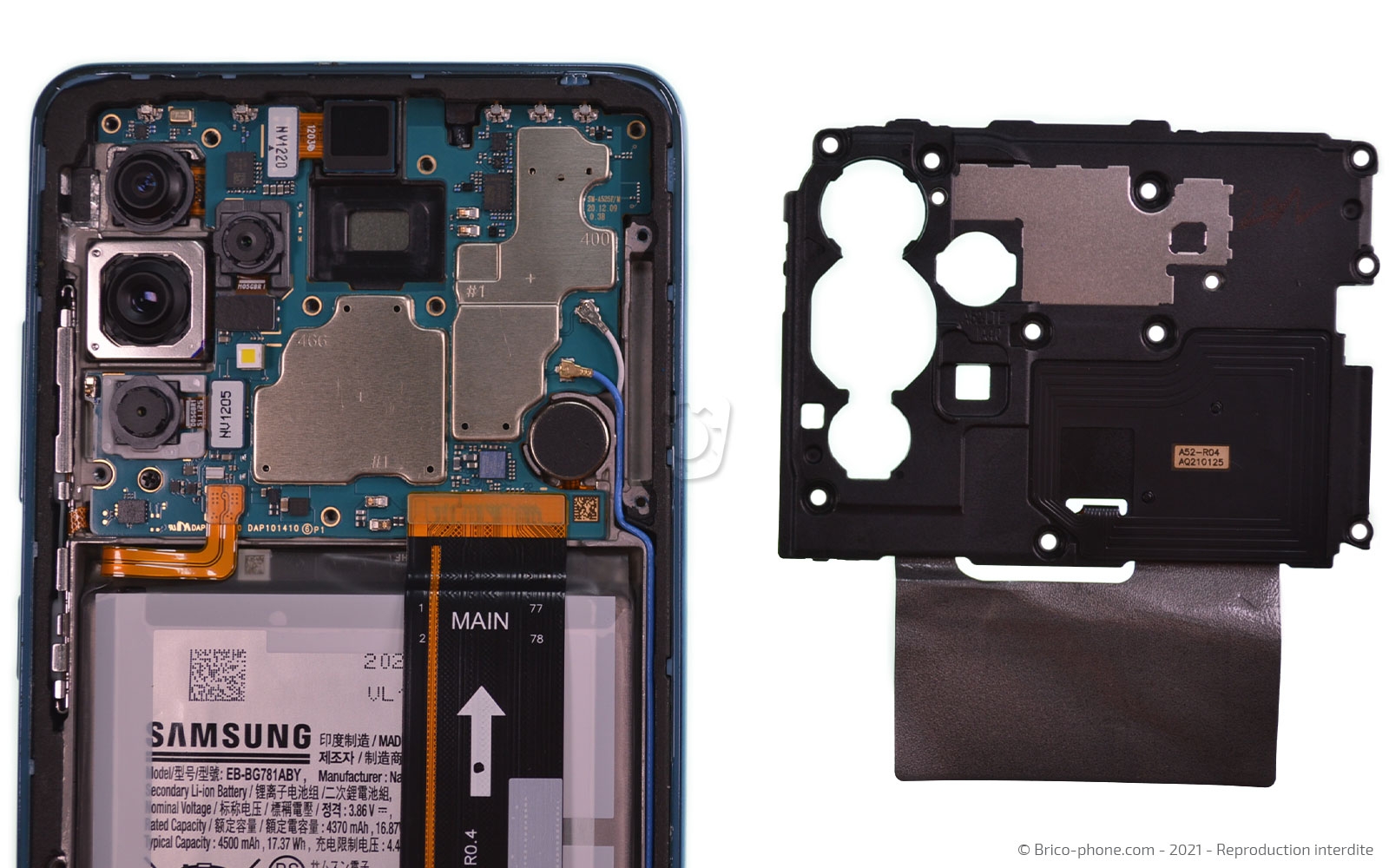 Changement de batterie sur Galaxy A52 photo 3