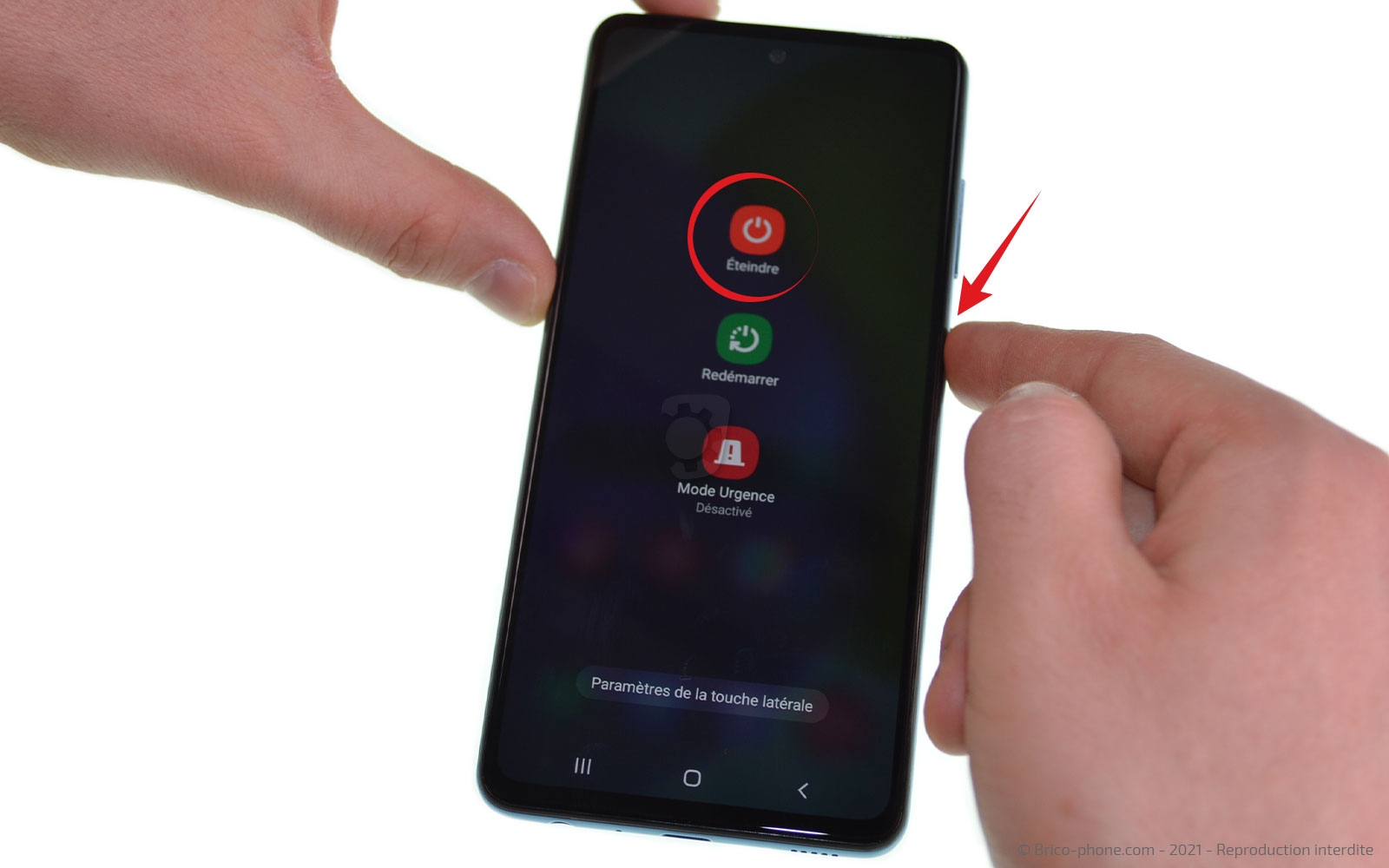 Changement de connecteur de charge sur Galaxy A52 photo 3