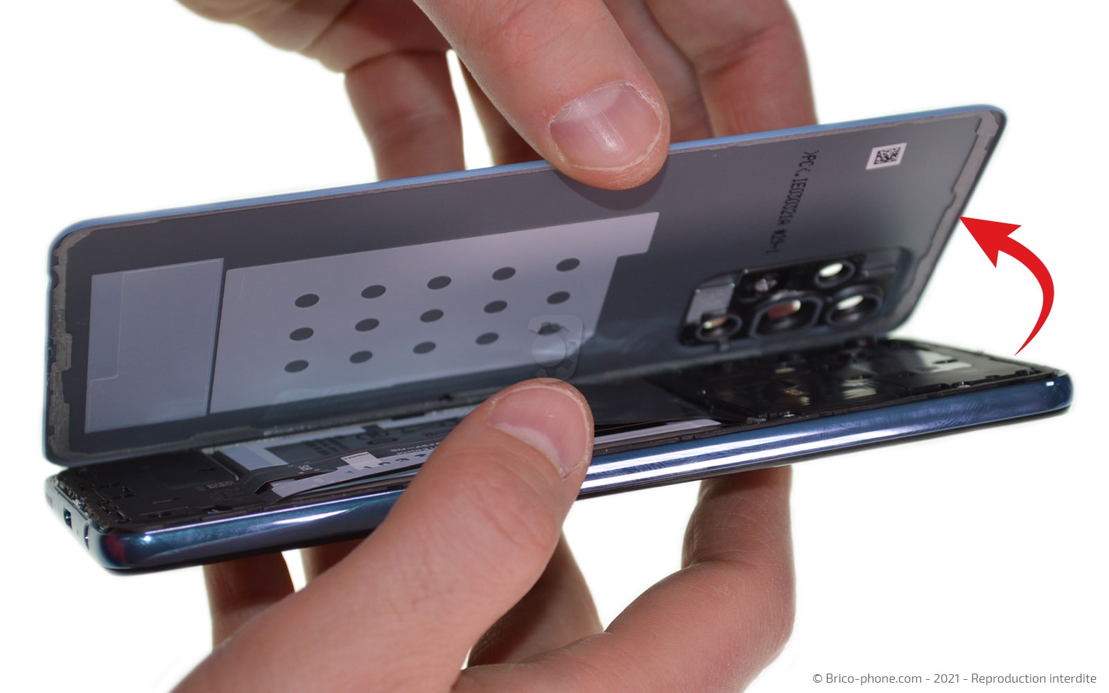 Changement de connecteur de charge sur Galaxy A52 photo 4