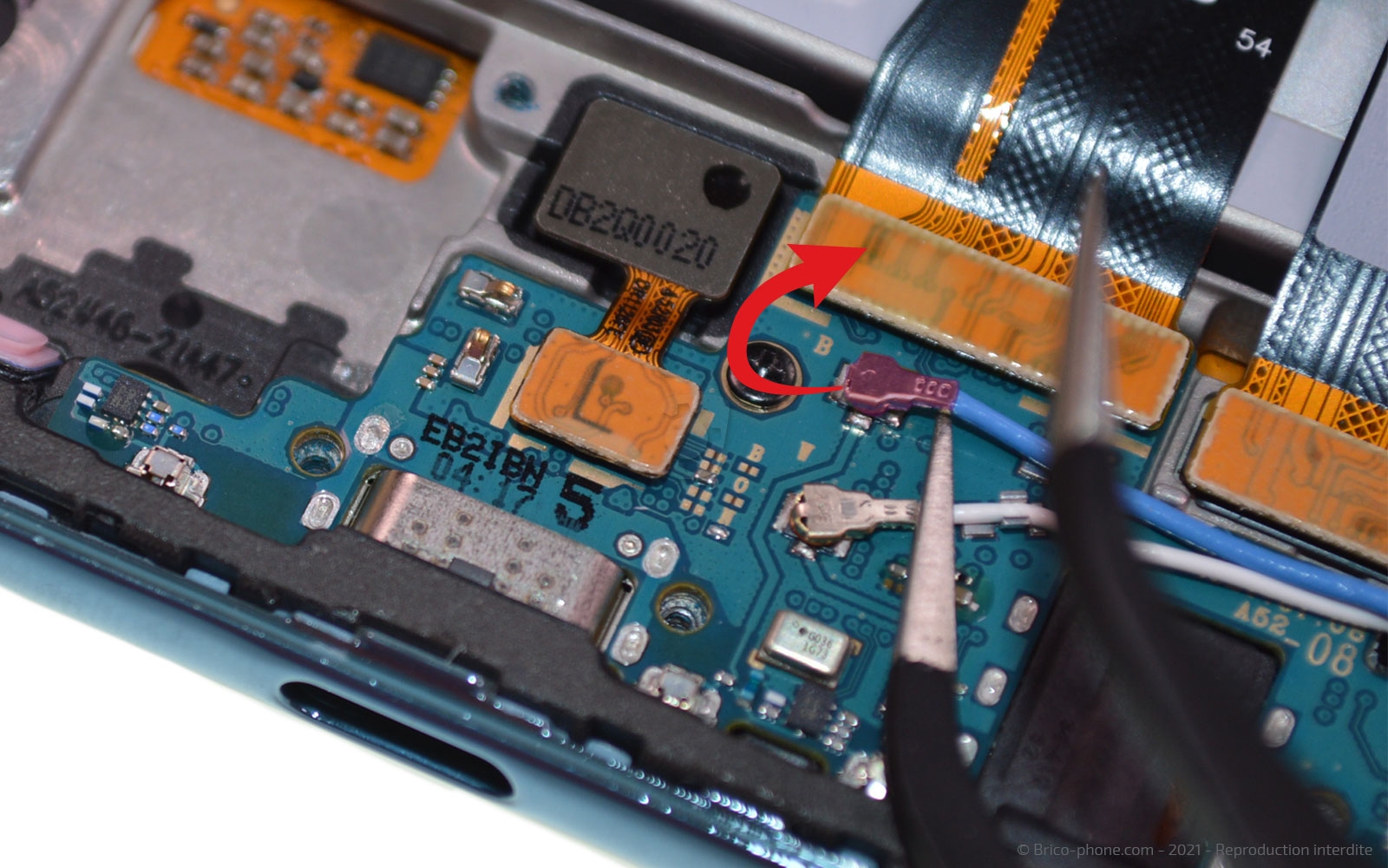 Changement du bloc écran sur Galaxy A52 photo 1