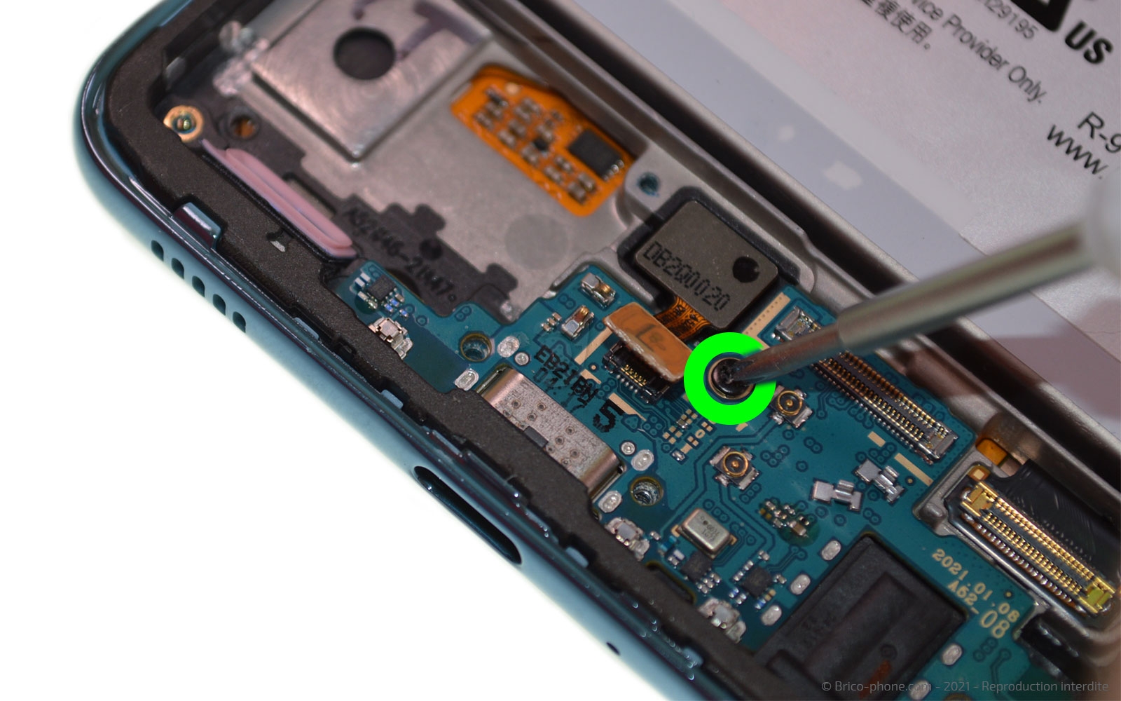 Guide de réparation pour changer le bloc écran complet du Samsung