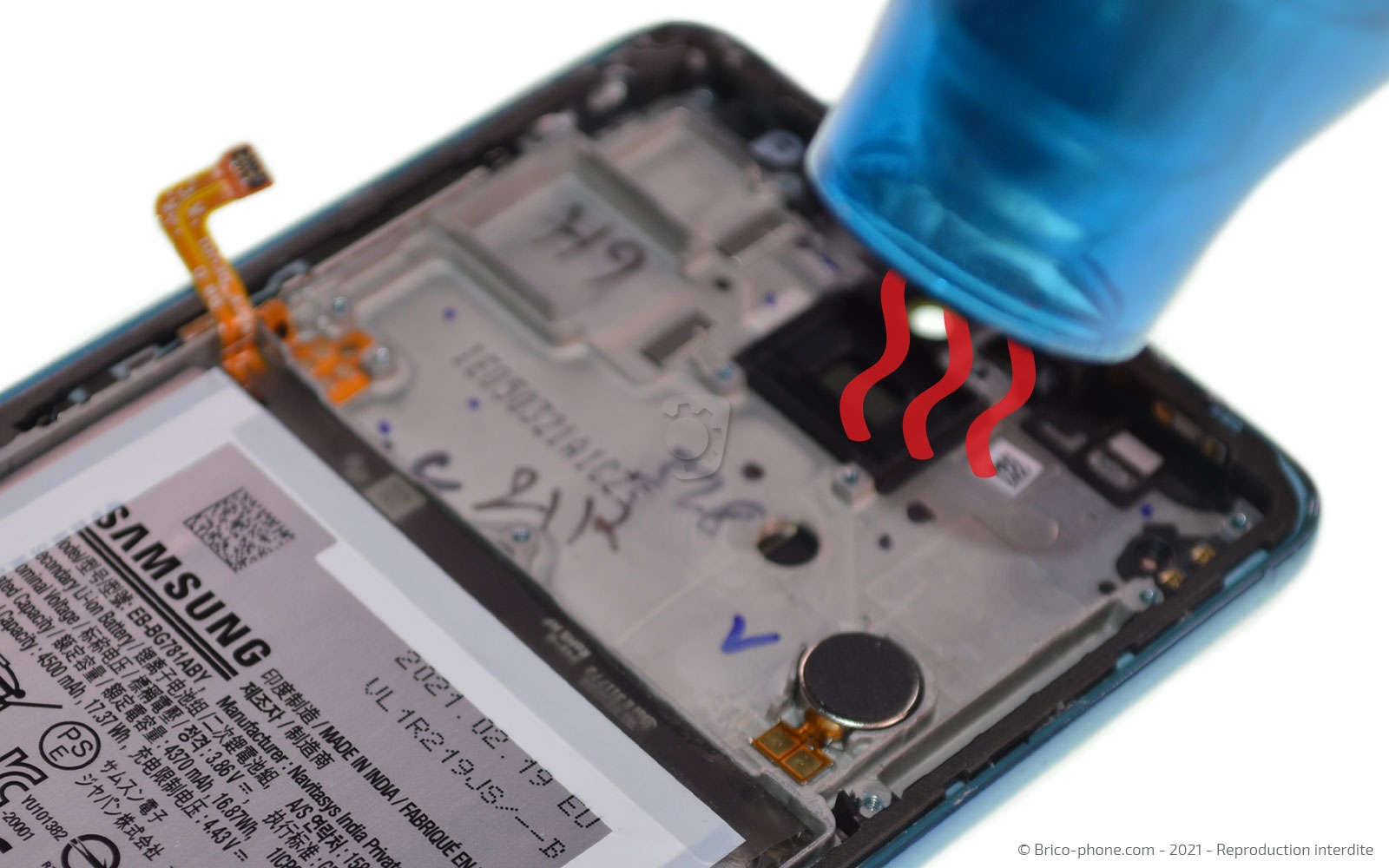 Changement du bloc écran sur Galaxy A52 photo 1