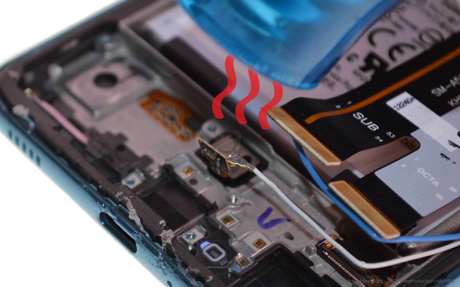 Changement du bloc écran sur Galaxy A52 photo 1