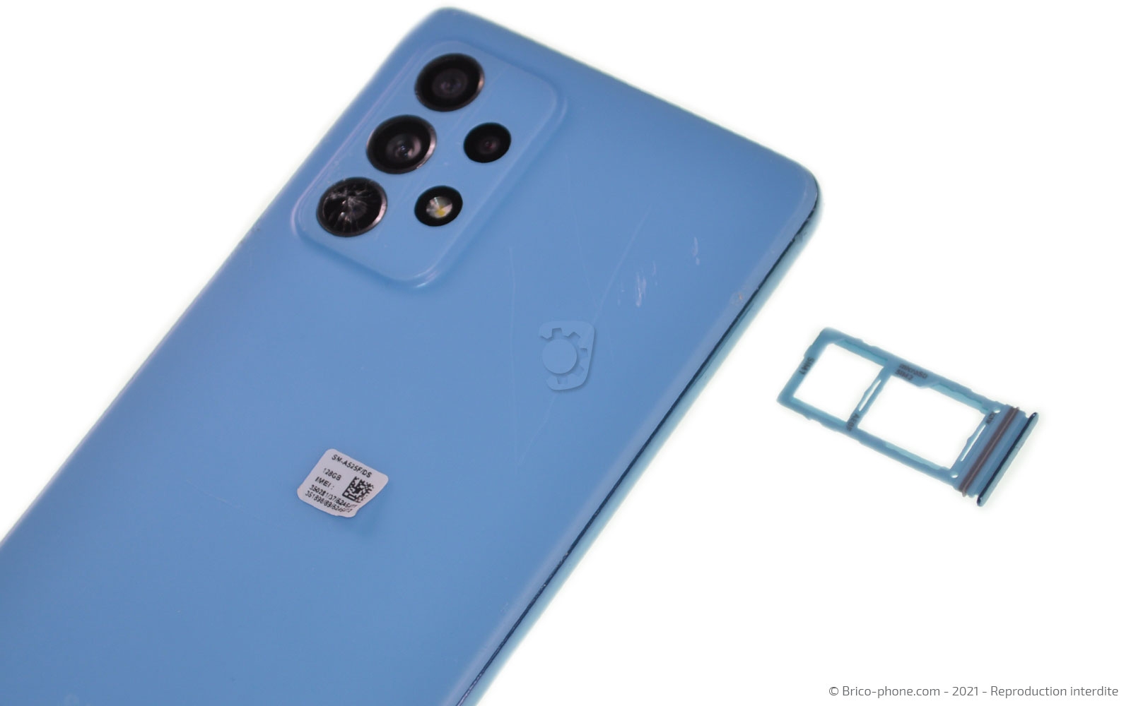 Changement de la vitre arrière  sur Galaxy A52 photo 3