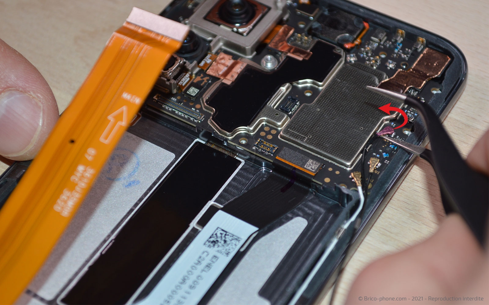 Changement du bloc écran sur Mi 10T photo 3