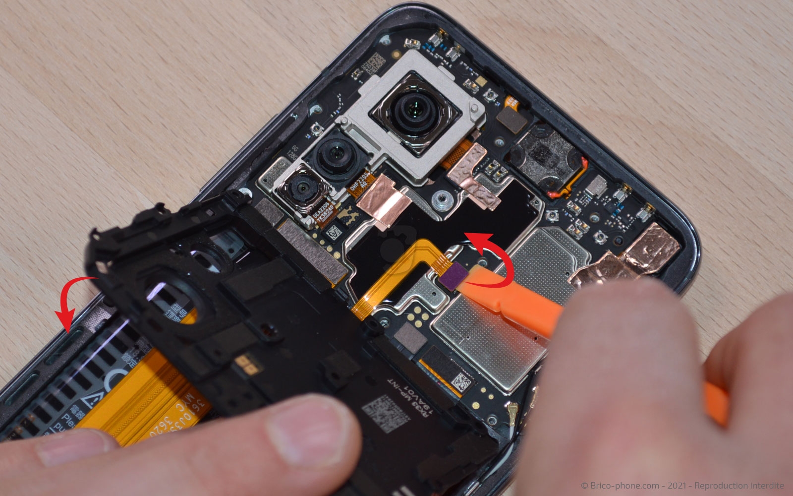 Changement de batterie sur Mi 10T photo 2