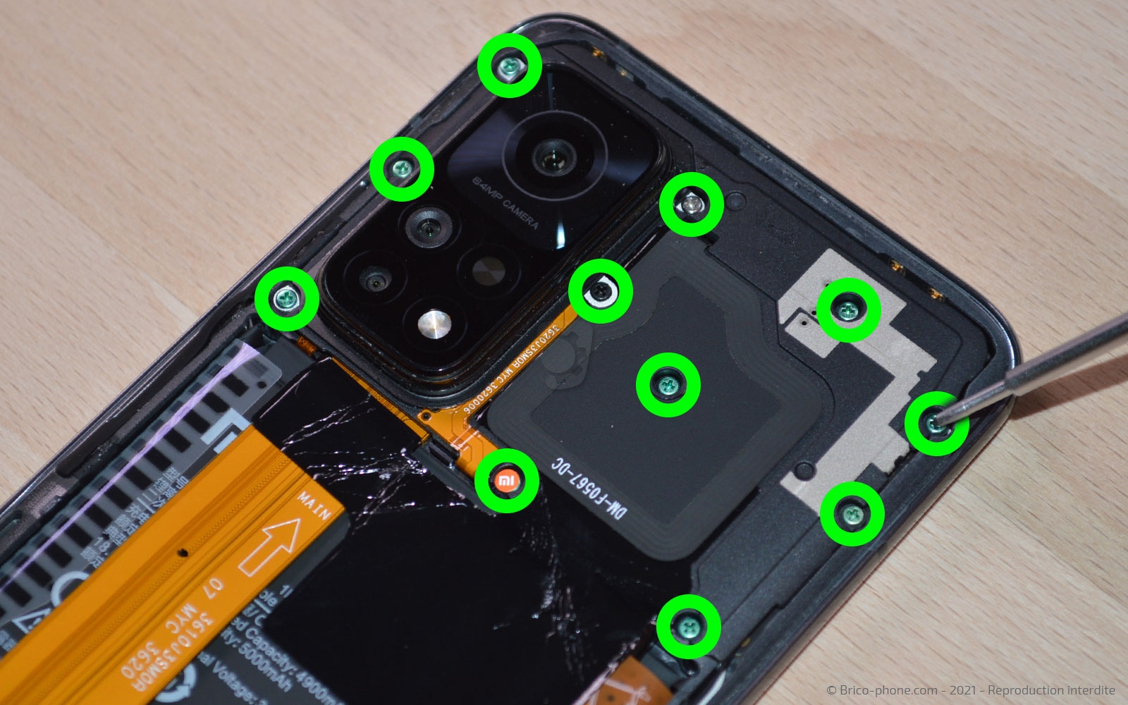 Changement du connecteur de charge sur Mi 10T photo 1