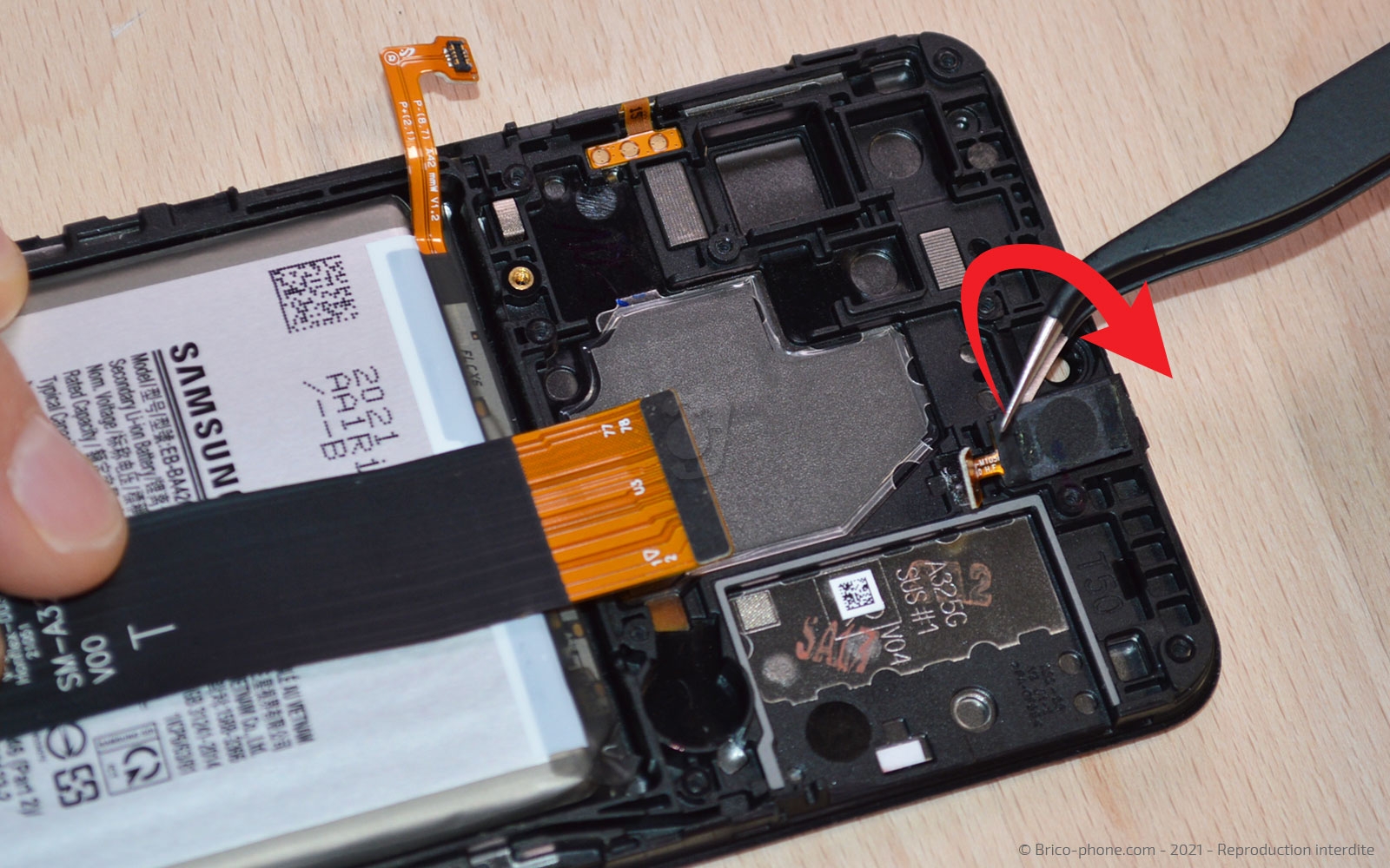 Démontage complet sur Galaxy A32 5G photo 3