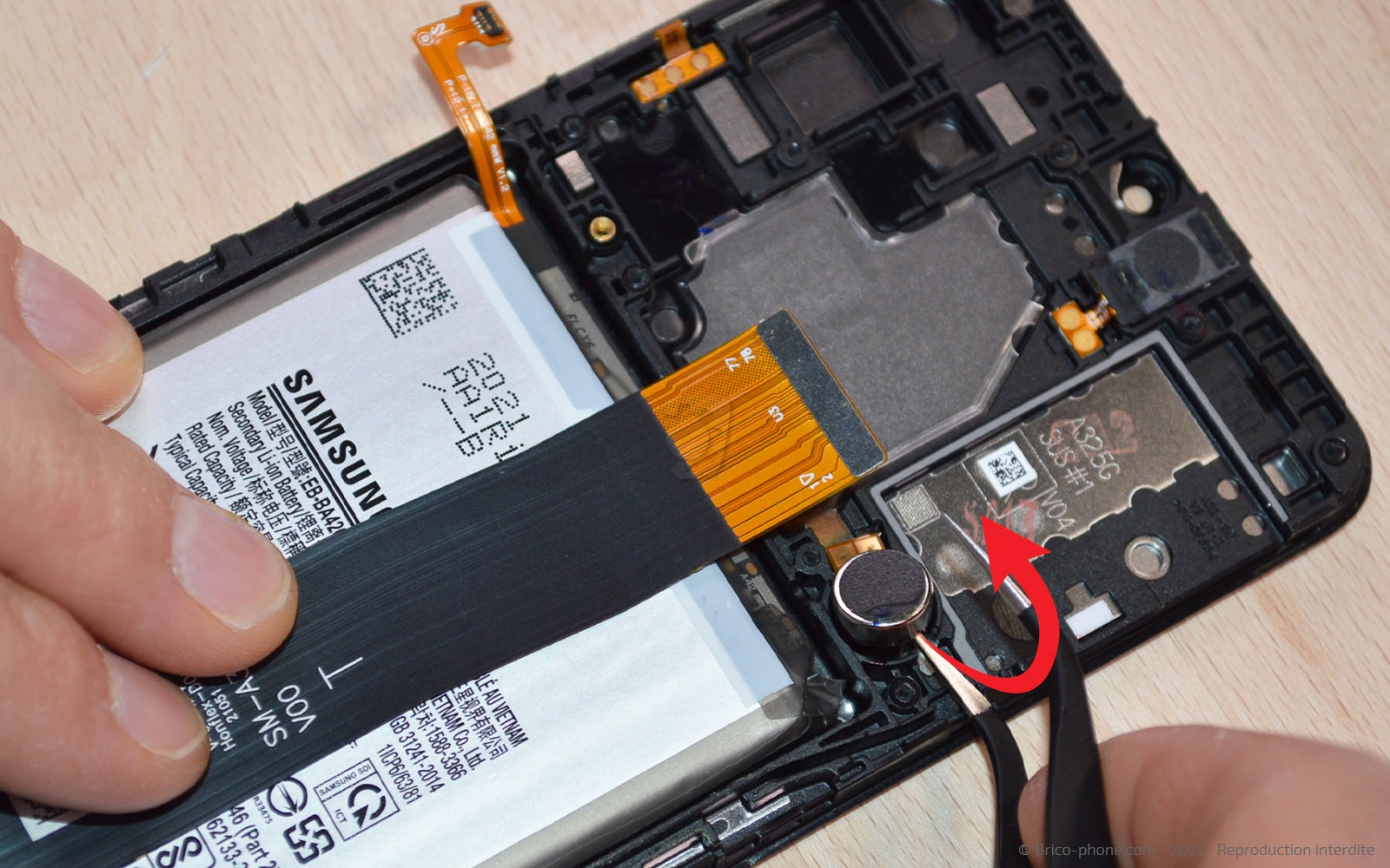 Changement du bloc écran sur Galaxy A32 5G photo 1