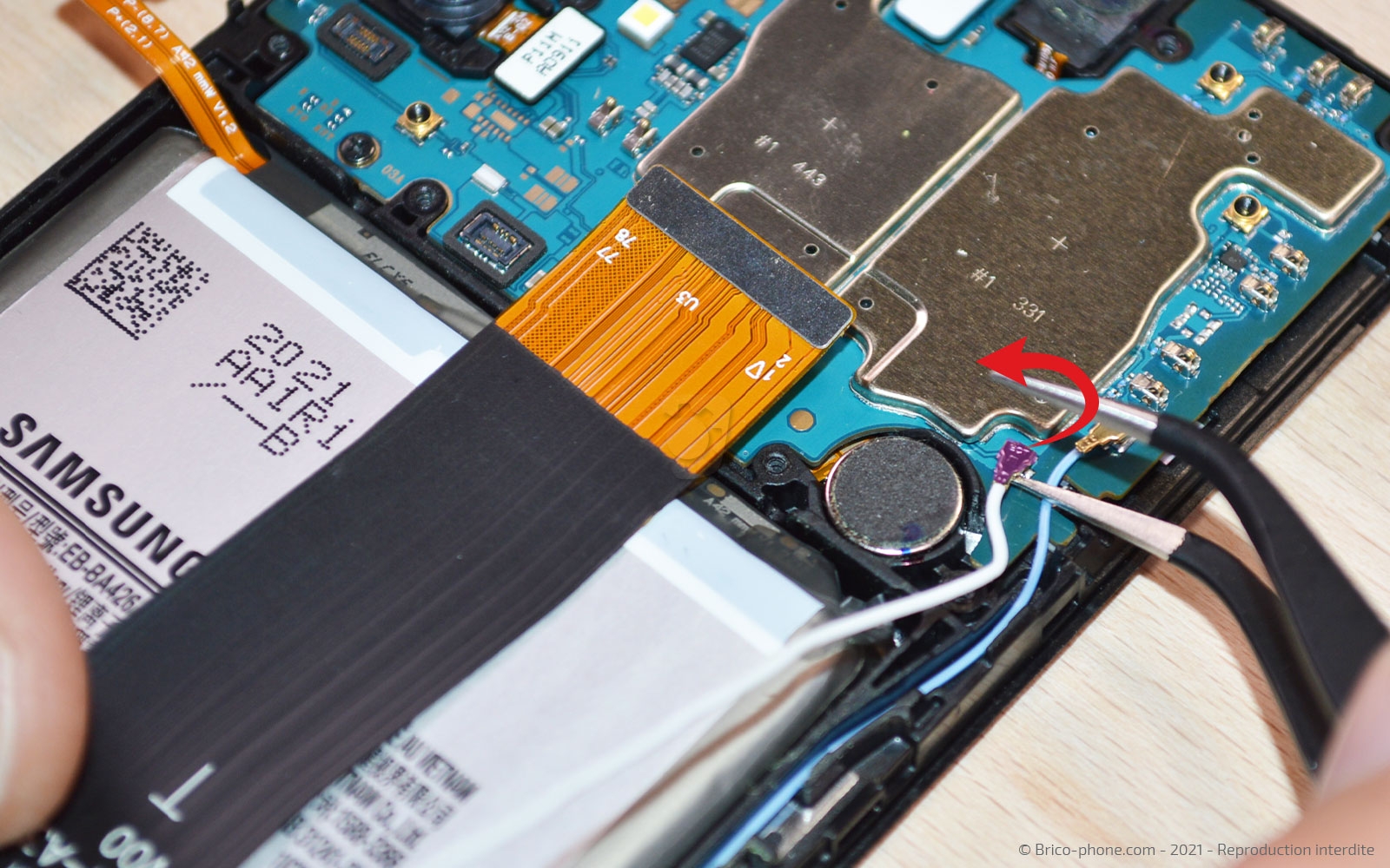 Changement du bloc écran sur Galaxy A32 5G photo 1