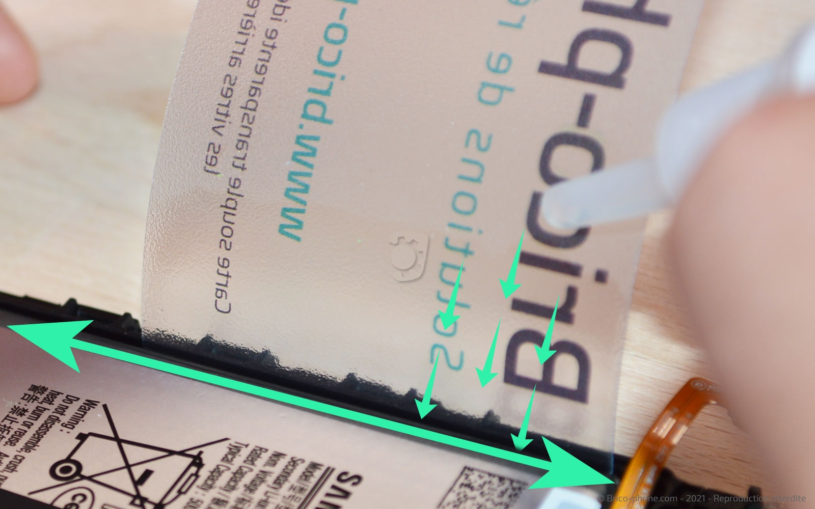 Changement de batterie sur Galaxy A32 5G photo 3