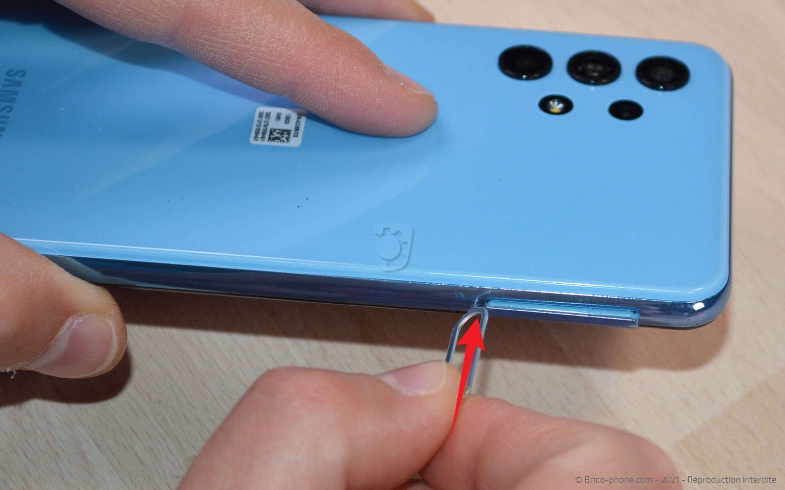 Changement de connecteur de charge sur Galaxy A32 5G photo 1