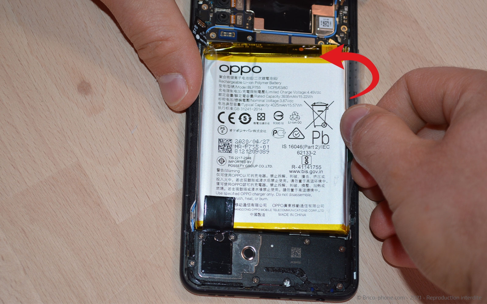 Démontage complet sur Find X2 Lite photo 2